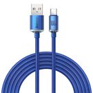 Baseus crystal shine series fast charging data cable USB Type A to USB Type C 100W 2m blue (CAJY000503), Baseus