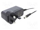 Power supply: switched-mode; mains,plug; 24VDC; 0.75A; 18W; 85% XP POWER