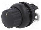 Switch: rotary; 22mm; Stabl.pos: 8; black; none; IP66; prominent EATON ELECTRIC