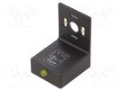 Mounting adapter; form A; PIN: 2; with LED; 24V; yellow MOLEX
