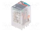 Relay: electromagnetic; DPDT; Ucoil: 125VDC; Icontacts max: 12A ABB