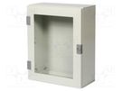 Enclosure: wall mounting; X: 400mm; Y: 500mm; Z: 200mm; orion+; steel HAGER