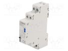 Relay: installation; bistable,impulse; NC + NO; Ucoil: 24VDC; 32A ISKRA