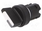 Switch: rotary; 22mm; Stabl.pos: 2; black; depending on the holder SIEMENS
