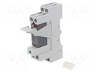 Relay: interface; DPDT; Ucoil: 120VAC; for DIN rail mounting ABB