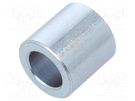Spacer sleeve; 10mm; cylindrical; steel; zinc; Out.diam: 10mm DREMEC
