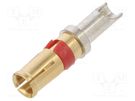 Contact; female; gold-plated; 12AWG; 20A Amphenol Communications Solutions