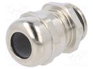 Cable gland; with earthing; M16; 1.5; IP68; brass; METRICA-M-EMC-E HUMMEL