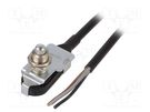 Limit switch; pin plunger with thread M12x0.75; SPDT; 5A; IP56 CROUZET
