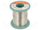 Soldering wire; Sn99,3Cu0,7; 1mm; 500g; lead free; reel; 2.7% STANNOL