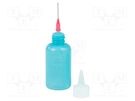 Tool: dosing bottles; blue (bright); polyetylene; 60ml; ESD EUROSTAT GROUP