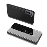 Clear View Case flip cover for Samsung Galaxy S22 + (S22 Plus) black, Hurtel