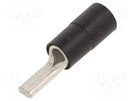 Tip: wire pin; Ø: 5.5mm; 16mm2; crimped; for cable; insulated; black BM GROUP