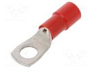Tip: ring tube; M12; Ø: 13mm; 35mm2; crimped; for cable; insulated BM GROUP