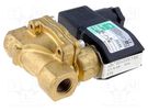 Electromagnetic valve; 0.1÷16bar; brass; NBR rubber; IP65; 230VAC NORGREN HERION