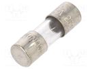 Fuse: fuse; quick blow; 4A; 250VAC; glass; 5x15mm OPTIFUSE