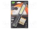 Torch: LED; waterproof; 550lm; IPX4; with magnet GP