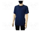 T-shirt; ESD; men's,XL; cotton,polyester,carbon fiber EUROSTAT GROUP