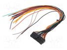 Cable: mains; ATX female 24pin,wires; 0.4m AKYGA