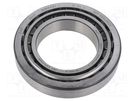 Bearing: tapered roller; Øint: 75mm; Øout: 130mm; W: 27.25mm SKF