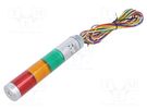 Signaller: signalling column; LED; red/amber/green; 24VDC; IP65 PATLITE