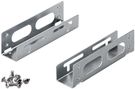 3.5 Inch Hard Drive Mounting Frame to 5.25 Inch - 1-fold, grey-silver - for installation of one HDD/SSD hard disk