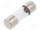 Fuse: fuse; quick blow; 3.15A; 250VAC; glass; 5x15mm OPTIFUSE