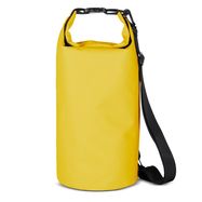 PVC waterproof backpack bag 10l - yellow, Hurtel