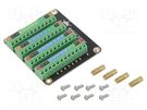 Module: extension; connectors; 7÷24VDC; 65x56.5mm; 26AWG÷16AWG DFROBOT