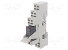 Relay: interface; DPDT; Ucoil: 230VAC; for DIN rail mounting ABB