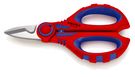 KNIPEX 95 05 10 SB Electricians' Shears with multi-component grips, glass fibre reinforced plastic 190 mm
