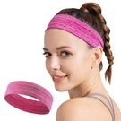 Elastic fabric headband for running fitness orange, Hurtel
