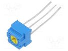 Potentiometer: mounting; single turn; 50kΩ; 500mW; ±20%; linear TOCOS