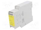 Module: safety relay; 7S; 24VDC; OUT: 4; for DIN rail mounting FINDER