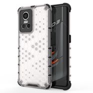 Honeycomb case armored cover with a gel frame Realme GT Neo 3 transparent, Hurtel