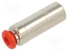 Push-in fitting; reductive; -0.99÷20bar; nickel plated brass AIGNEP