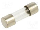 Fuse: fuse; quick blow; 12A; 250VAC; glass; 5x15mm OPTIFUSE