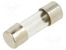 Fuse: fuse; quick blow; 1A; 250VAC; glass; 5x15mm OPTIFUSE