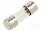 Fuse: fuse; quick blow; 3A; 250VAC; glass; 5x15mm OPTIFUSE