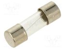 Fuse: fuse; quick blow; 8A; 250VAC; glass; 5x15mm OPTIFUSE