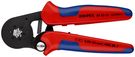 KNIPEX 97 53 14 SB Self-Adjusting Crimping Pliers for wire ferrules with lateral access with multi-component grips burnished 180 mm (self-service card/blister)