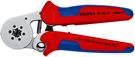 KNIPEX 97 55 14 Self-Adjusting Crimping Pliers for wire ferrules with lateral access with multi-component grips chrome-plated 180 mm