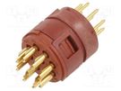 Connector: M23; contact insert; PIN: 9; soldering; 7A; 150V LAPP