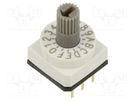 Encoding switch; Pos: 16; PCB,THT; 80mΩ; DC load @R: 0.15A/42VDC KNITTER-SWITCH