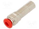Push-in fitting; reductive; -0.99÷20bar; nickel plated brass AIGNEP