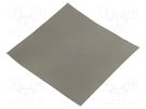 Shielding mat; 120x120x0.05mm; Permeability: 230; self-adhesive KEMET