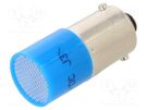 LED lamp; blue; BA9S,T10; 230VDC; 230VAC; -20÷60°C; Mat: plastic CML INNOVATIVE TECHNOLOGIES