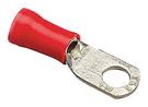 RING TONGUE TERMINAL, 5/16", 8AWG, RED