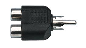 Адаптер RCA Plug для разъема 2xRCA AD/RC-M:2RC-F 4012386902454