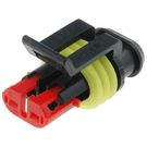 Connector:wire-wire;Superseal 1.5;plug;female;PIN:2;IP67